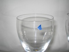 4 Vintage Lenox Crystal Statuesque Clear Optic Wine Water Glass Stemware 7 7/8 «