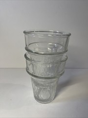 Vintage Libbey icecream cone serving cups glass party tumbler 1970’s set of two