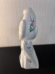 Lunéville Faience Parrot Figurine