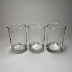 Set Of 3 Libbey Small Juice Glass Tumbler 3.5” Tall
