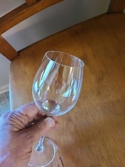 Wine Crystal Glass PAIR Studio Line by ROSENTHAL Center Stem Dome Thin Elegant