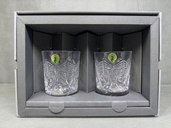 Pair of Waterford Crystal Millennium Collection «Happiness» Double Old Fashions