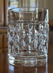 One (1) Ralph Lauren Aston Double Old Fashioned Glass 4 1/8” H