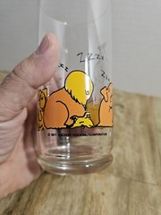 Vintage 1977 Anchor Hocking Cartoon A Dull Sport Glass Rare Karen Matovign