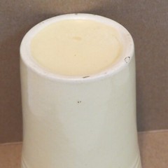 Vintage Fiesta® Juice Tumbler Cup 3-1/2″ in Old Ivory Homer Laughlin China USA