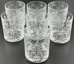 RCR ROYAL CRYSTAL ROCK TATTOO MIXOLOGY ROCKS GLASS SET OF 7