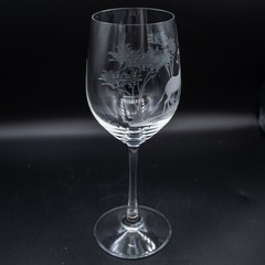 Queen Lace Crystal «Kenyan African» Sable White Wine Glass – 8 3/8″ #F