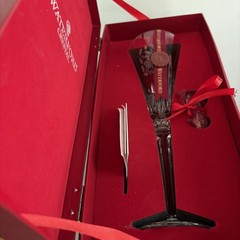 Waterford 12 Days of Christmas LE 9 Ladies Dancing Crystal Champagne Flute/charm
