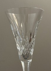 1 Waterford Lismore Champagne Toasting Flute Crystal Stem 9.25” Signed 1 pc