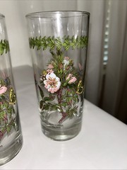Set of 6 Portmeirion Botanic Garden Highball Glasses 16oz- Variety Of Designs
