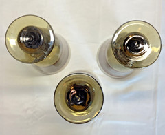 Set Of 3 Libbey Sango Nova Stemmed Iced Tea /water or wine glasss
