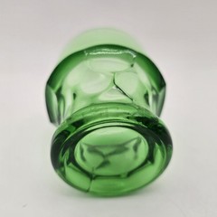 Vintage Viking Green Georgian Tumbler Glass Honeycomb 6 ounce 3.5″