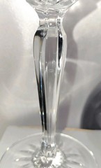 Cristal D’Arques Durand Classic Cut Glass Water Goblet 8.25″ H 3″Diameter EUC