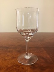 Baccarat – Capri Optic- Crystal Claret Wine Water Goblets