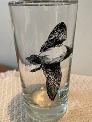 Lot 4 Richard E Bishop Game Bird Highball Glasses 10oz Turkey Pheasant Ducks A