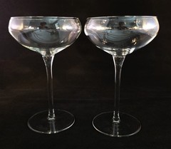 (105) Set Of 2 Master’s Reserve Champagne Coupe Glasses By Libbey