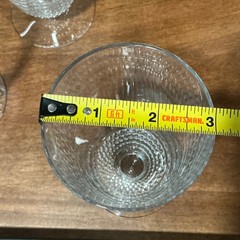 Duncan Miller Teardrop Juice or Wine Glasses 5.25” Vintage Stacked Ball (4)