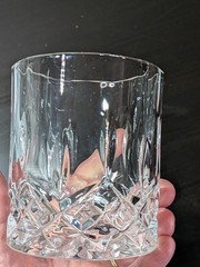 Galway Crystal Glasses Lot of 2 Ireland Double Old Fashioned Whiskey