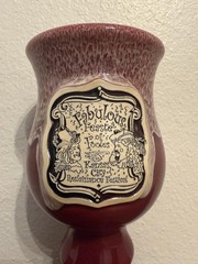 Vintage Kansas City Renaissance Festival Goblet Ceramic Fabulous Feaste Collecti