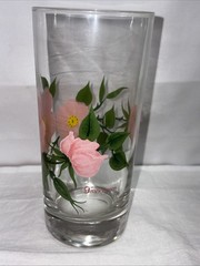 Franciscan Desert Rose Glass Tumblers Set of 4 6.25”