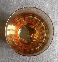 Moser Pebbles Topaz Double Old Fashioned DOF Tumbler 12.5 oz Mint Condition