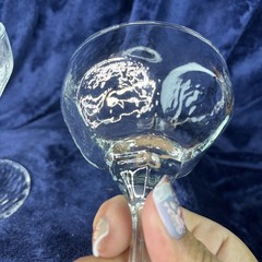 2 – Libbey Chivalry Clear VTG Stemware 4.5” Champagne Sherbet Glass Barware