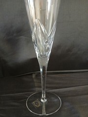 Vintage Champagne Flute Crystal Glass One