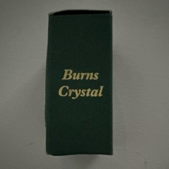 Burns Crystal Deluxe Drum Glass Hand Crafted Scottish Clear Crystal ~3.5 in