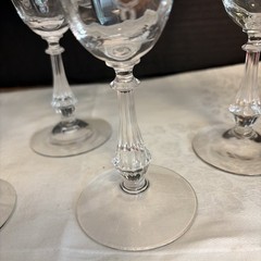 1930’s Fostoria Water Goblet Glass Corsage Pattern Set of 4 Discontinued