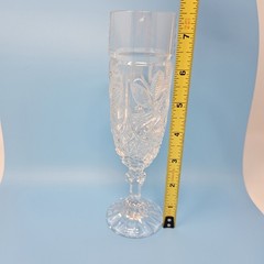Hofbauer The Byrdes Collection German Crystal Champagne Flute Clear 7.5″