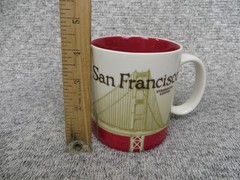 Starbucks San Francisco Mug 16oz Golden Gate Bridge Skyline Collectible 2011 Cup