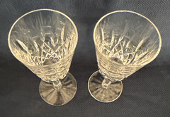 Waterford Lismore Sherry Glasses 5 1/8” Made in Ireland Set of 2 Vintage