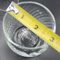 Tumble Up Bedside Water Carafe & Tumbler Cup Set Clear Glass 12 Ounce