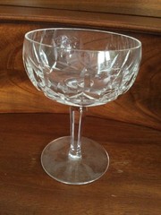 Waterford Crystal Kildare Champagne Coupe Sherbet Glass Signed Dessert