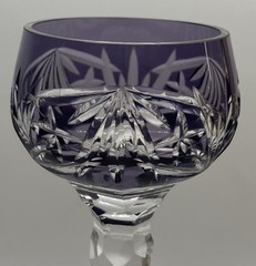 Set 5 Nachtmann Cut To Clear Green Blue Red Amethyst Amber Purple Cordials Shots