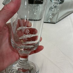 Eamon Glass Etched 6” Irish Coffee Ireland Harps Shamrocks Glass – Set of 3