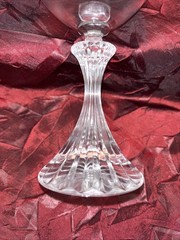 Vintage Mikasa “The Ritz” Crystal Wine Glasses 6.5in Discontinued Set of 3 EUC