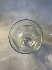 Water Goblet Anchor Hocking Clear Footed Stemmed Panel Design Courtney Clear