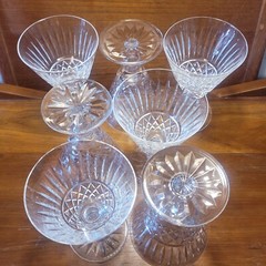 Single Waterford Crystal Tramore 5 5/8″ Water Wine Glass Goblet Gothic Mark