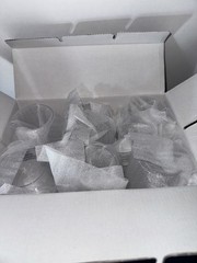 Brandnew -Lenox American by Design Tuscany Classics Stemless Wine Glass Set Of 6