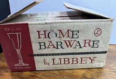 Libbey 6890, Clear: Cordial/Aperitif Glasses, 4 1/8” Tall VTG Open Box