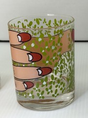 VTG Gloria Vanderbilt Designer Cocktail BarGlasses Barware Tumblers My Delite