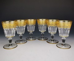Baccarat – ELDORADO – 6 Red wine glass (13,3 cm/5.2 In) – New condition