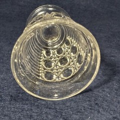 Federal Glass Company Windsor Button Cane Goblets Parfait Glasses Set Of 6