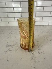 Libbey – Harvest Time Amber Wheat 12 oz Glass Vintage Late 70’s / Early 80’s