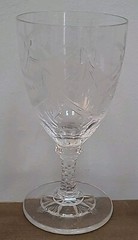 William Yeoward Jenkins BRITANNIA Crystal Large Wine Goblet Water Glass
