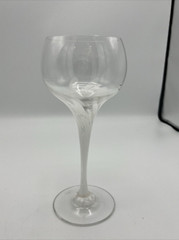 Rosenthal Snowflower Water Goblet Glasses White Confetti Crystal Lot of 2