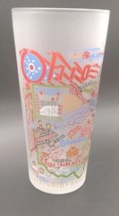 Catstudio Glass Ohio Frosted Glass Buckeye State Cleveland Cedar Point Souvenir