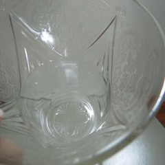 Hazel Atlas Royal Lace Clear 9 oz Tumbler 4 1/4 inch