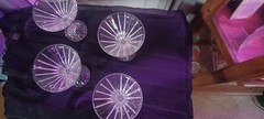 2 Vintage Mikasa Crystal-Park Lane Pattern